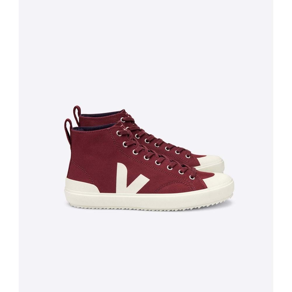 Veja NOVA HT CANVAS Men\'s High Tops Burgundy | NZ 105SGL